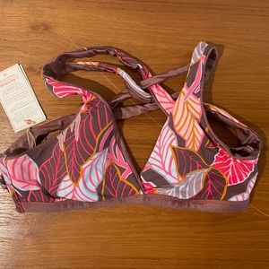 Maaji reversible floral bikini top